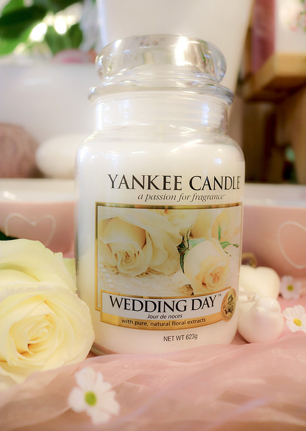 Yankee Candle "Wedding Day™" im großen Glas