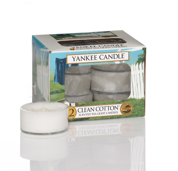 Yankee Candle "Clean Cotton®" Teelichter