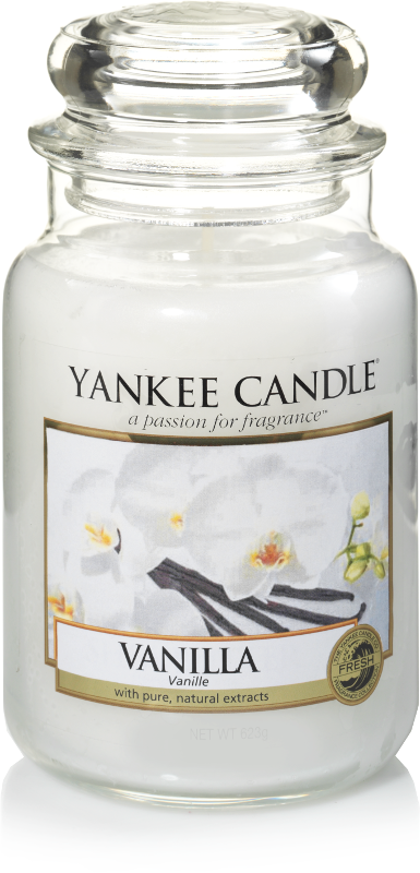 Yankee Candle "Vanilla" im großen Glas