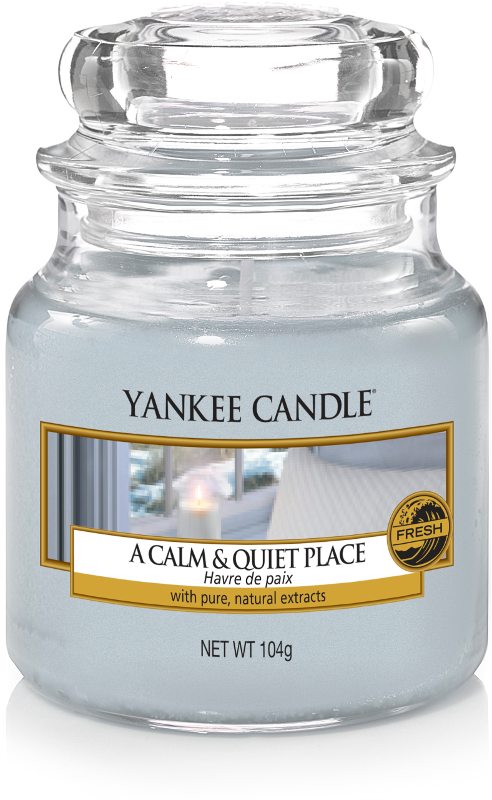 Yankee Candle "A Calm & Quiet Place" im kleinen Glas