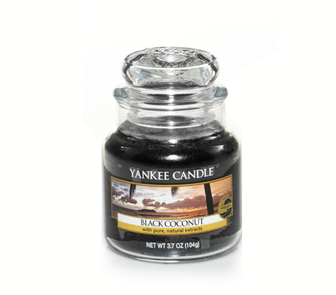 Yankee Candle "Black Coconut" im kleinen Glas