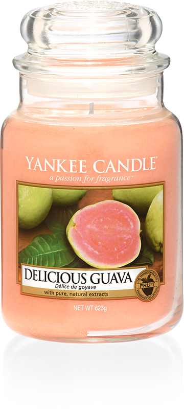 Yankee Candle "Delicious Guava" im großen Glas
