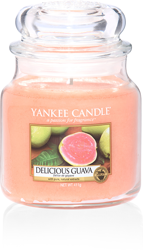 Yankee Candle "Delicious Guava" im mittleren Glas