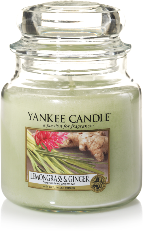 Yankee Candle "Lemongrass & Ginger" im mittleren Glas