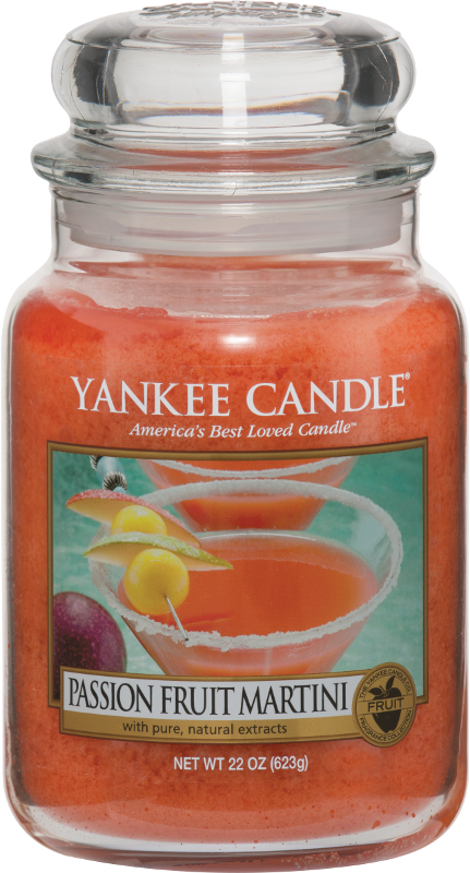 Yankee Candle "Passion Fruit Martini" im großen Glas