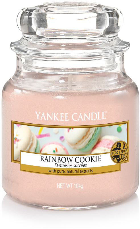 Yankee Candle "Rainbow Cookie" im kleinen Glas