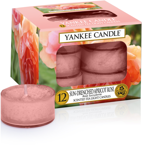 Yankee Candle "Sun-Drenched Apricot Rose" Teelichter