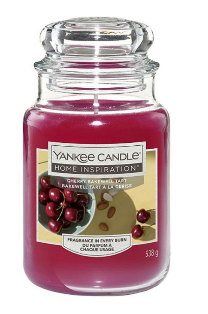 Yankee Candle Home Inspiration "Cherry Bakewell Tart" im großen Glas