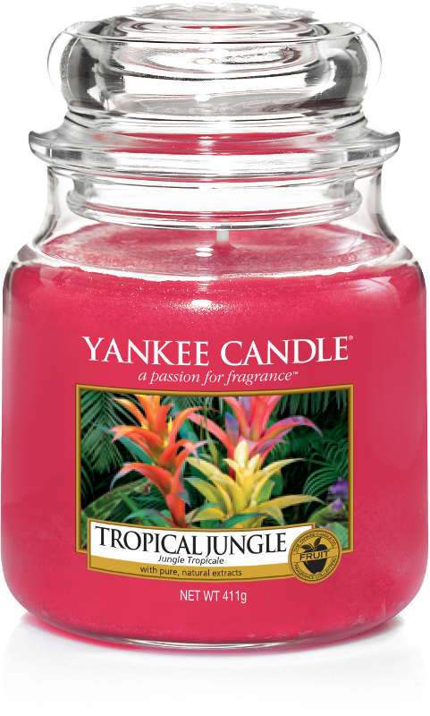 Yankee Candle "Tropical Jungle" im mittleren Glas