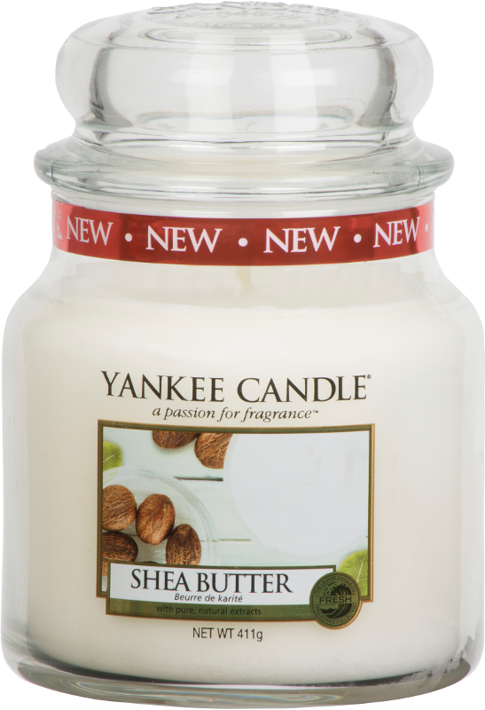 Yankee Candle "Shea Butter" im mittleren Glas