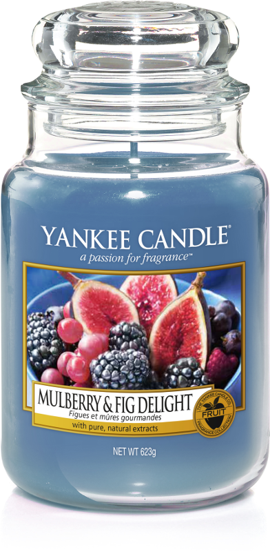 Yankee Candle "Mulberry & Fig Delight" im großen Glas