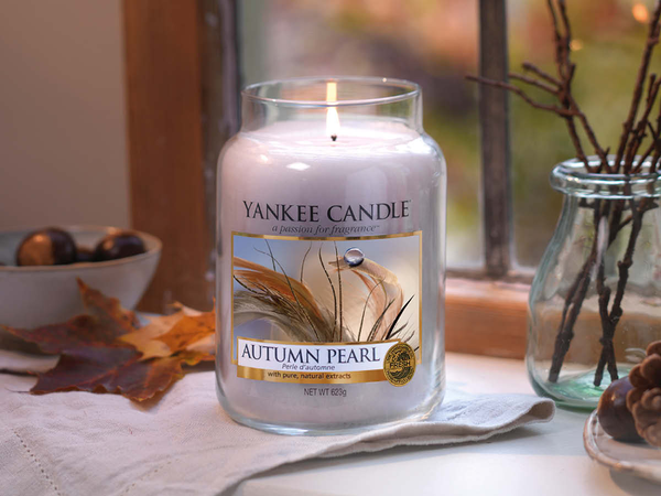 Yankee Candle "Autumn Pearl" im großen Glas