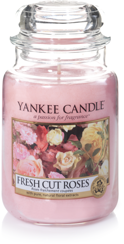 Yankee Candle "Fresh Cut Roses" im großen Glas