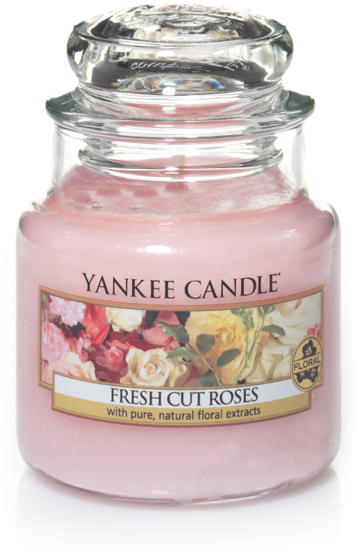 Yankee Candle "Fresh Cut Roses" im kleinen Glas