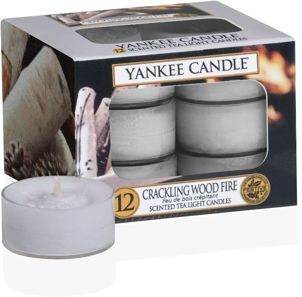Yankee Candle "Crackling Wood Fire" Teelichter