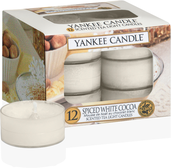 Yankee Candle "Spiced White Cocoa" Teelichter