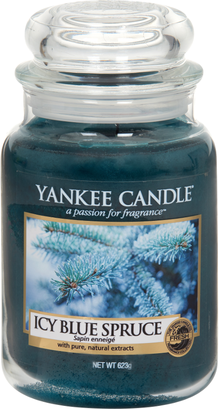 Yankee Candle "Icy Blue Spruce" im großen Glas