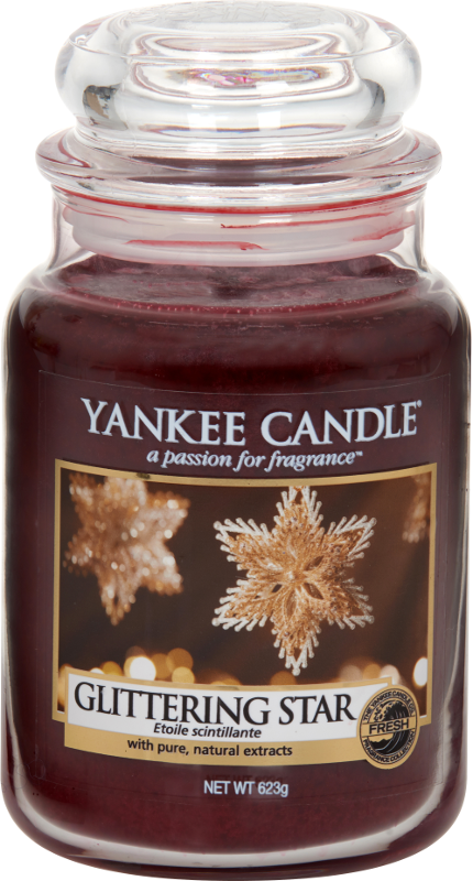 Yankee Candle "Glittering Star" im großen Glas