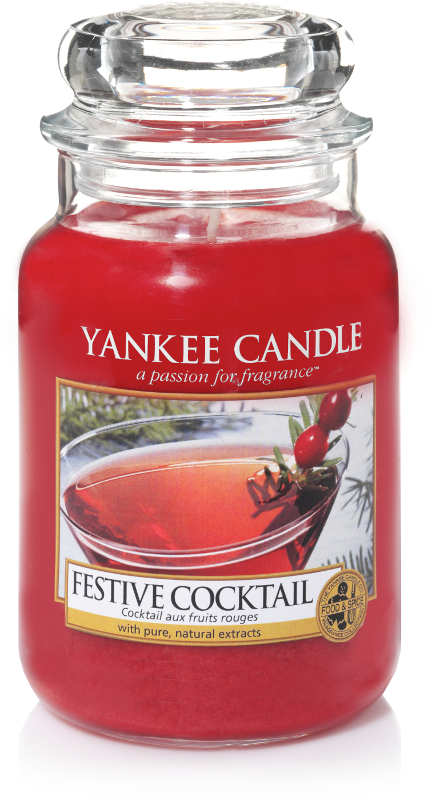 Yankee Candle "Festive Cocktail" im großen Glas