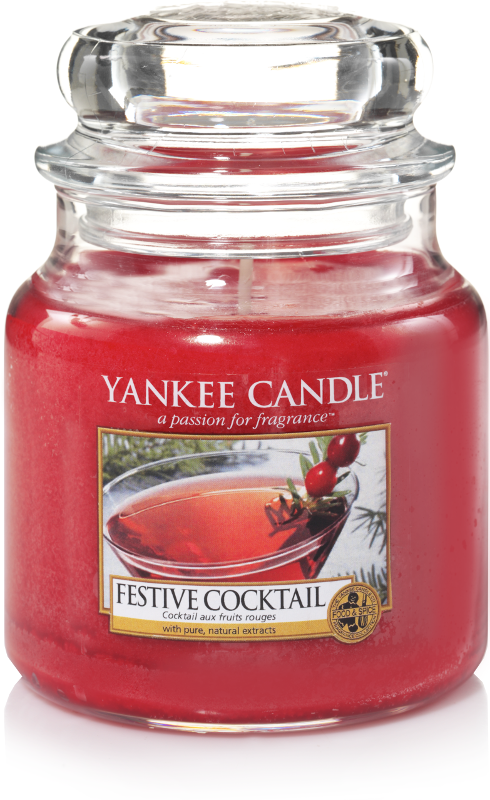 Yankee Candle "Festive Cocktail" im mittleren Glas