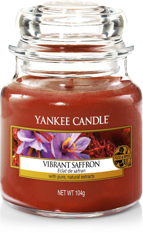 Yankee Candle "Vibrant Saffron" im kleinen Glas