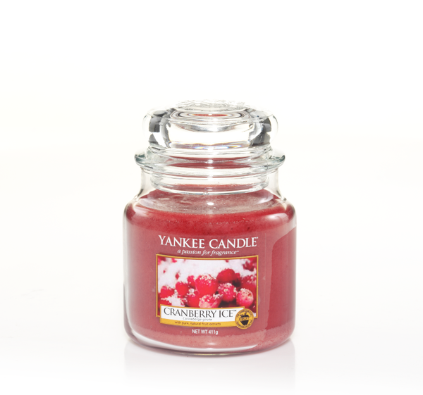 Yankee Candle "Cranberry Ice" im mittleren Glas