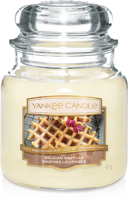 Yankee Candle "Belgian Waffles" im mittleren Glas
