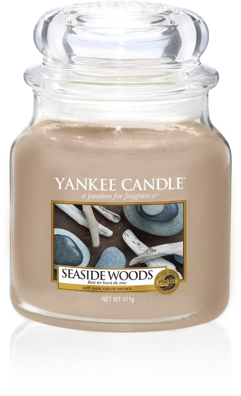 Yankee Candle "Seaside Woods" im mittleren Glas