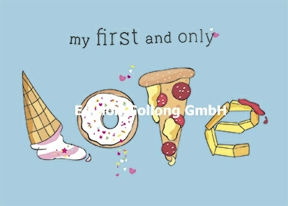 "My first and only LOVE" Postkarte ♥